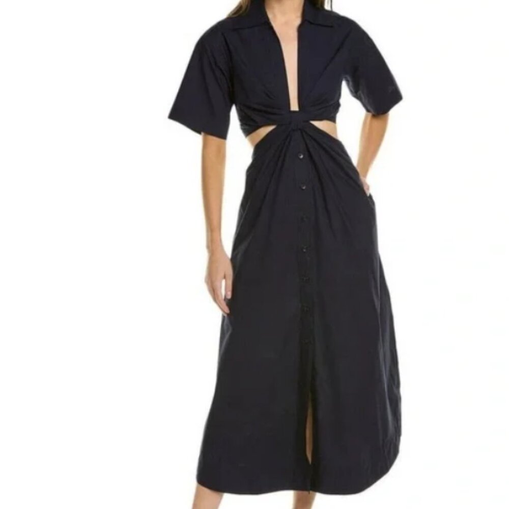 A.L.C. Georgia Cutout Shirtdress NIGHTSHADE